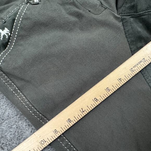 Blakely Full Seat Breeches Gray Size Womens 28 JPC Equestrian Suede Seat - Picture 5 of 12